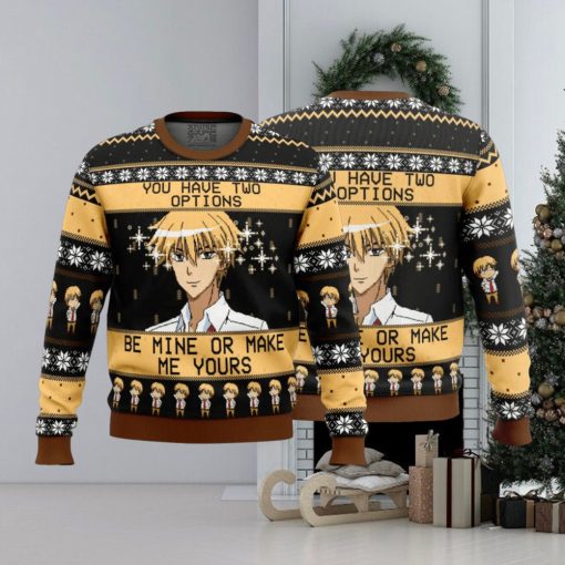 Be Mine Or Make Me Yours Maid Sama Ugly Christmas Sweater