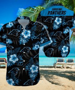 Beach Shirt Carolina Panthers 3D Printing Hawaiian Shirt NFL Shirt For Fans