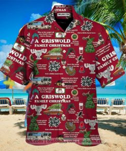 Beach Shirt Discoer Cool Amazing Merry Christmas Red Unisex Hawaiian Aloha Shirt