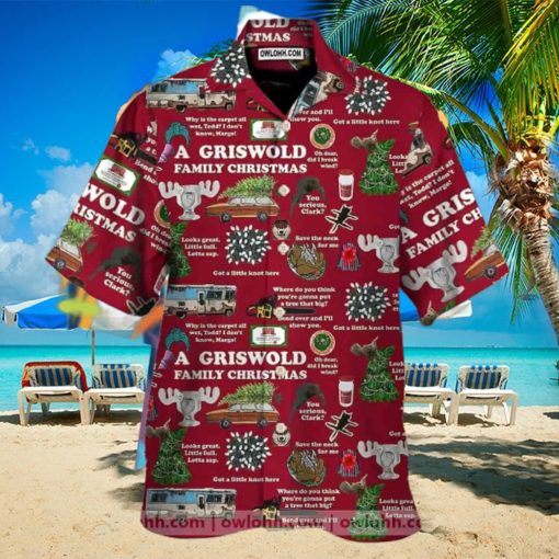 Beach Shirt Discoer Cool Amazing Merry Christmas Red Unisex Hawaiian Aloha Shirt