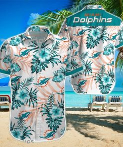 Beach Shirt Miami Dolphins 3D Printing Hawaiian Shirt NFL Shirt For Fans