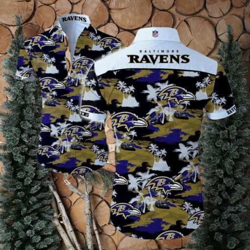 Beach Shirt NFL Baltimore Ravens Hawaiian Shirt For Men And Women