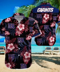 Beach Shirt New York Giants Tropical 3D Hawaiian Shirt Big Fans Gift