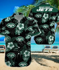 Beach Shirt New York Jets Tropical 3D Hawaiian Shirt Big Fans Gift