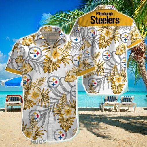 Beach Shirt Pittsburgh Steelers 3D Printing Hawaiian Shirt NFL Shirt For Fans