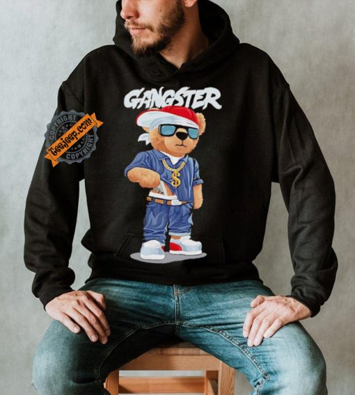 Bear with gun gangster shirt