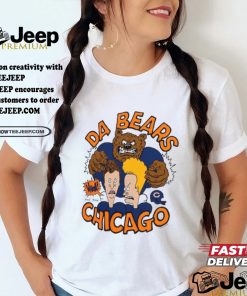 Bears NFL x Homage x Beavis and Butt Head Unisex Tri Blend T Shirt