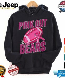 Bears Pink Out Football Tackle Breast Cancer T Shirt