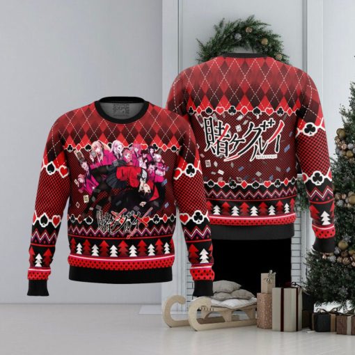 Beautiful Gambler Kakegurui Ugly Christmas Sweater