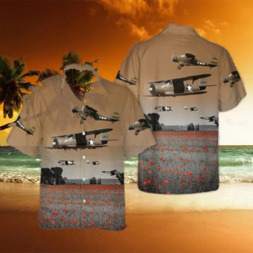 Beech UC 43 Traveler World War II Hawaiian Shirt