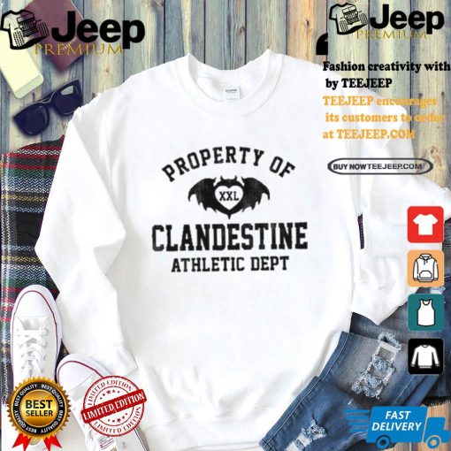 Beef Property Of Clandestine Athletic Dept T shirt