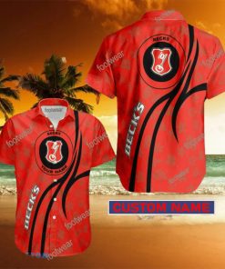 Beer Becks Hawaiian Shirt Design Gift Fans Summer Holidays Custom Name