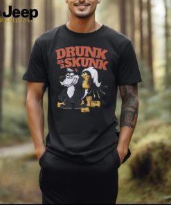 Beer Funny Adult Humor Alcohol Beer Booze Drunk As A Skunk Unisex T Shirt