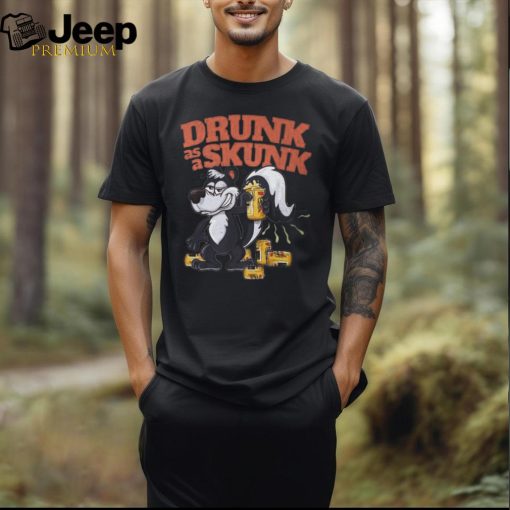 Beer Funny Adult Humor Alcohol Beer Booze Drunk As A Skunk Unisex T Shirt