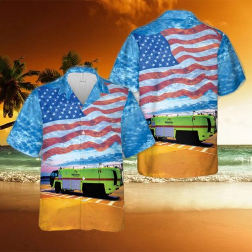 Belleville, Illinois, MidAmerica St. Louis Airport Crash truck Hawaiian Shirt