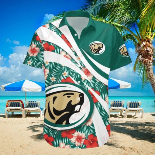 Bemidji State Beavers Hibiscus Sport Hawaiian Shirt, NCAA