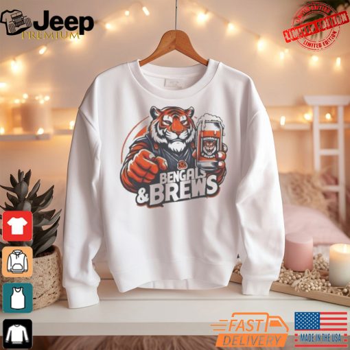 Bengals And Brews Tiger Drink Beer T shirt