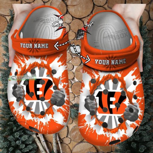 Bengals Die Hard Fans Crocs Shoes