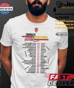 Best Bluecoats change is everything 2024 tour shirt