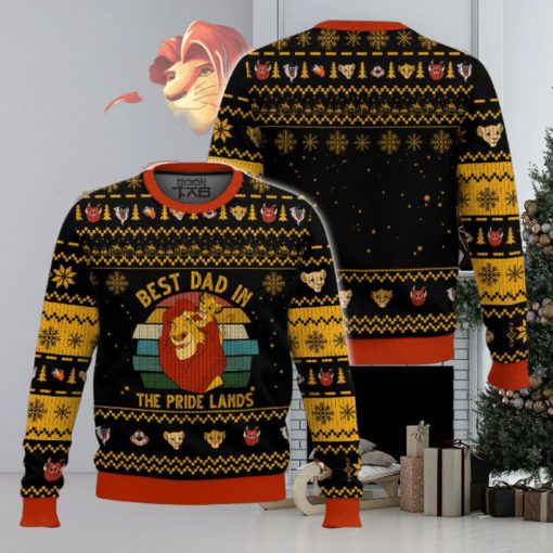 Best Dad In The Pride Lands The Lion King Ugly Sweater