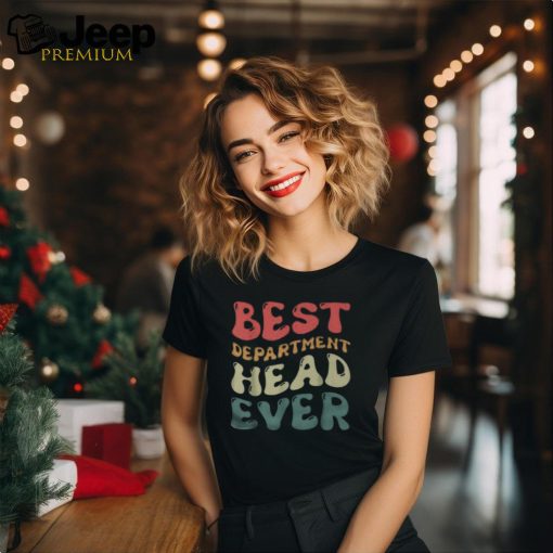 Best Department Head Ever Vintage Groovy Women Women T shirt