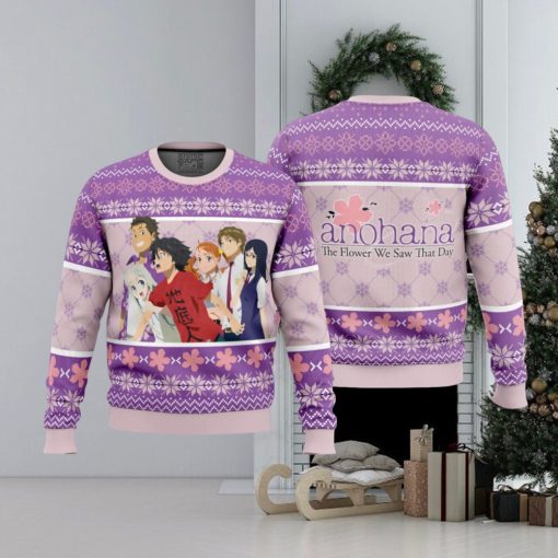 Best Friends Anohana The Flower We Saw That Day Ugly Christmas Sweater