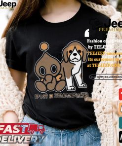 Best Friends Chocola Chao And Dog T shirt