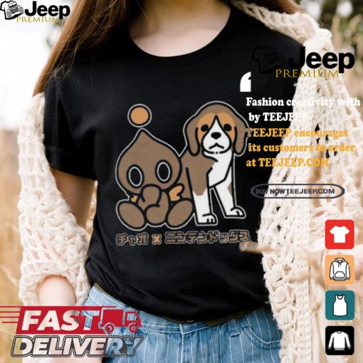 Best Friends Chocola Chao And Dog T shirt