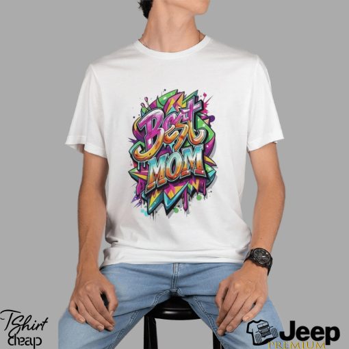 Best Mom Graphic Mother’s Day Colorful 2024 T shirt