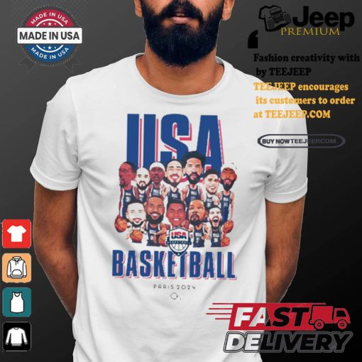 Best Paris 2024 olympics usa basketball shirt