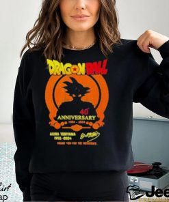 Best Rip Akira Toriyama 1955 2024 Dragon Ball Thank You For The Memories Signatures shirt