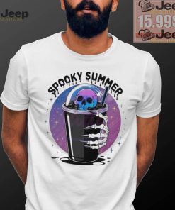 Best Spooky summer skeleton drink shirt