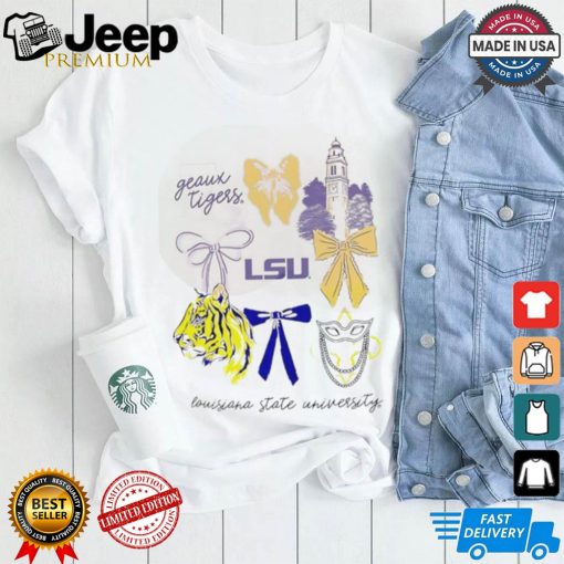 Best University Of Louisiana State geaux Tigers LSU Coquette Aesthetic shirt