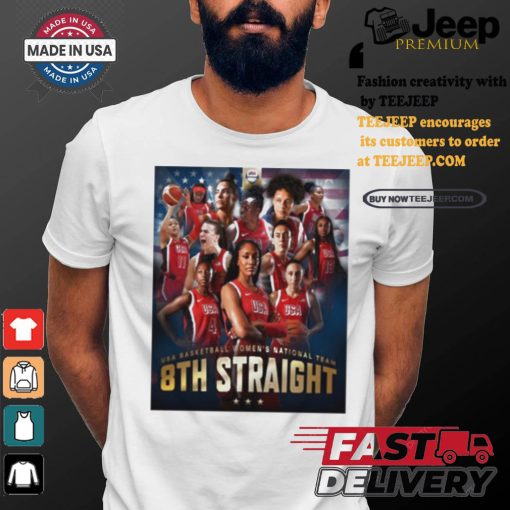 Best Usa Basketball Women’s National Team 8Th Straight Shirt