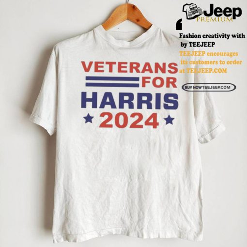 Best Veterans for harris 2024 election democratic party shirt