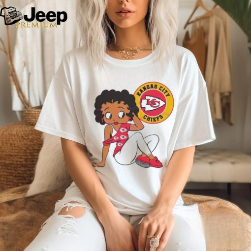 Betty Boop Kansas City Chiefs Logo 2024 shirt