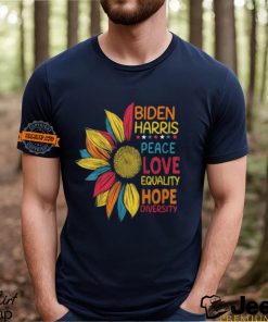 Biden Harris Peace Love Equality Hope Diversity Unisex T Shirt