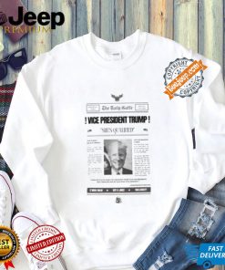 Biden Trump Vice President 2024 Newspaper Shirt