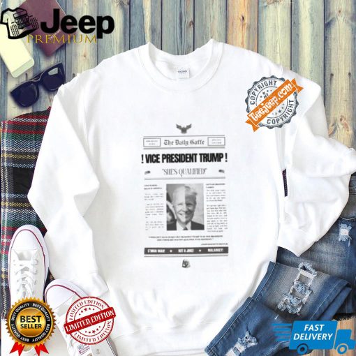 Biden Trump Vice President 2024 Newspaper Shirt