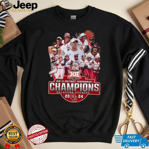 Big 12 Softball Tournament Champions Oklahoma Sooners 2024 NCCA T Shirt