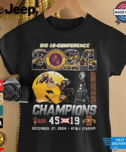 Big 12 conference Champions 2024 Asu vs state Forks Up Yellow T shirts