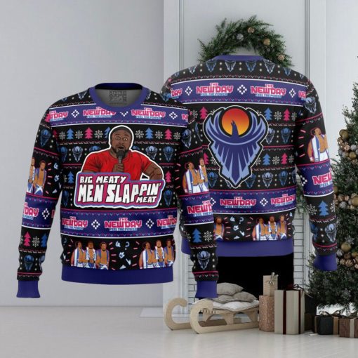 Big Meaty Men Slappin Meat The New Day Ugly Christmas Sweater