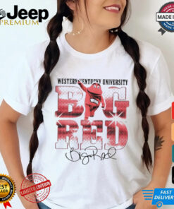 Big Red Western Kentucky University signature 2024 t shirt