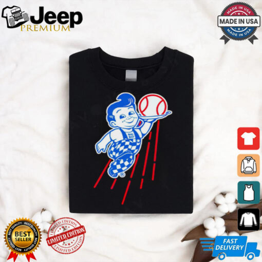 Big boy baseball Los Angeles Dodgers logo shirt