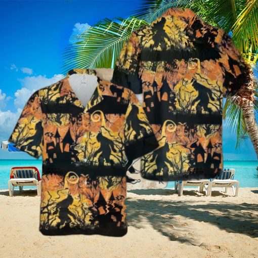 Bigfoot Halloween Hawaiian Shirt