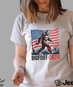 Bigfoot Sasquatch President 2024 Vote Elect Funny Sarcastic T Shirt