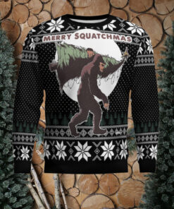 Bigfoot Squatchmas Ugly Christmas Sweater