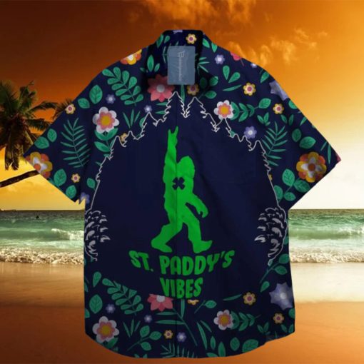 Bigfoot St. Paddy_s Vibes on St. Patrick day Hawaiian Shirt