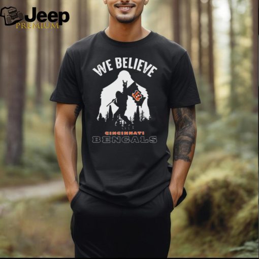 Bigfoot We Believe Cincinnati Bengals 2024 shirt