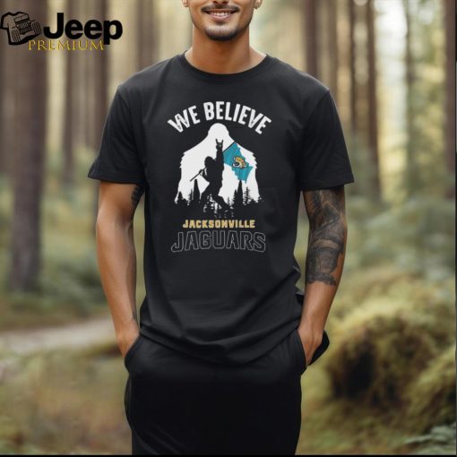 Bigfoot We Believe Jacksonville Jaguars 2024 shirt